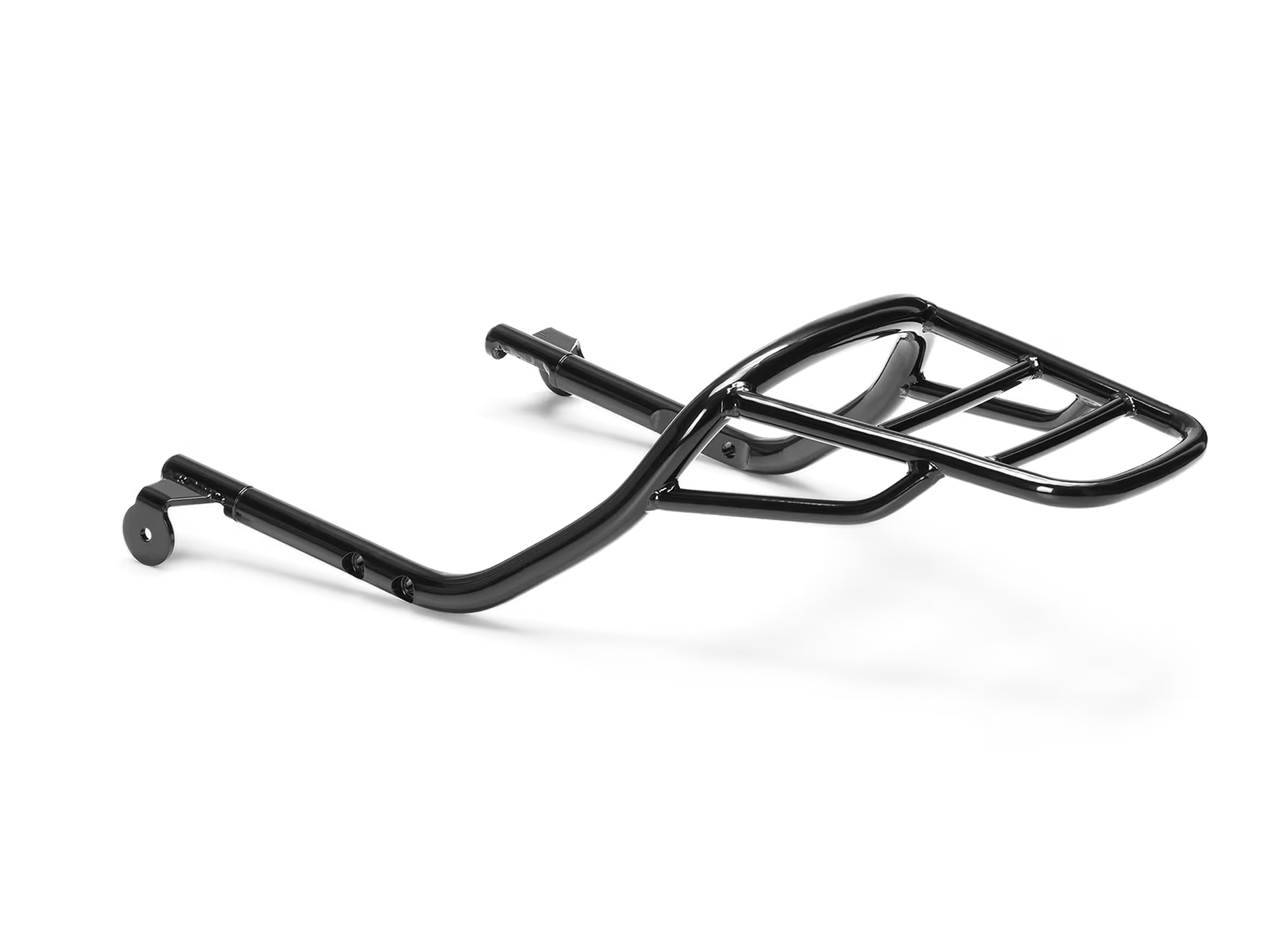 Porte-bagages, noir pour Moto Guzzi V9 Bobber