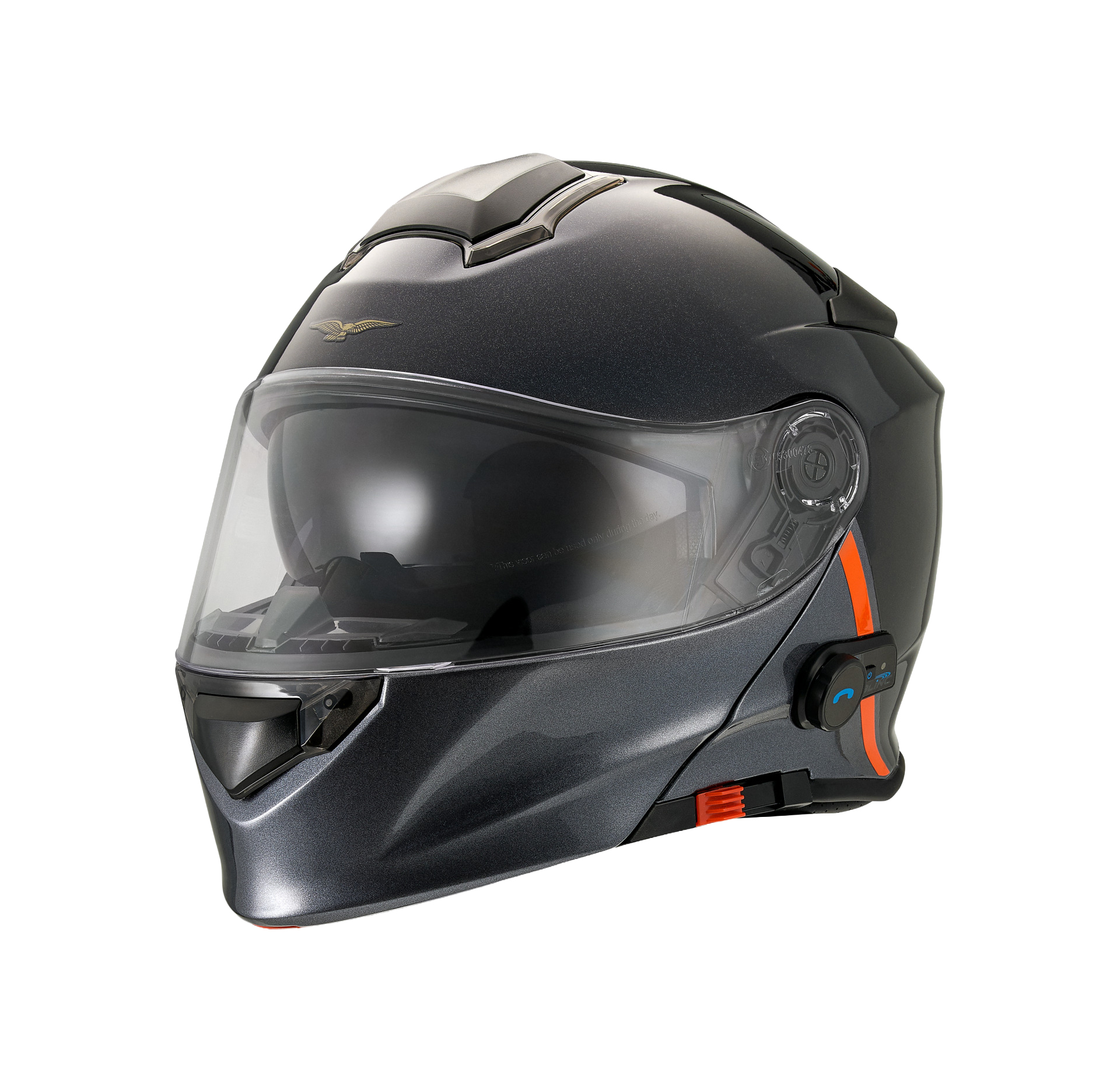 Casque Moto Guzzi "Modular BT" noir avec Bluetooth