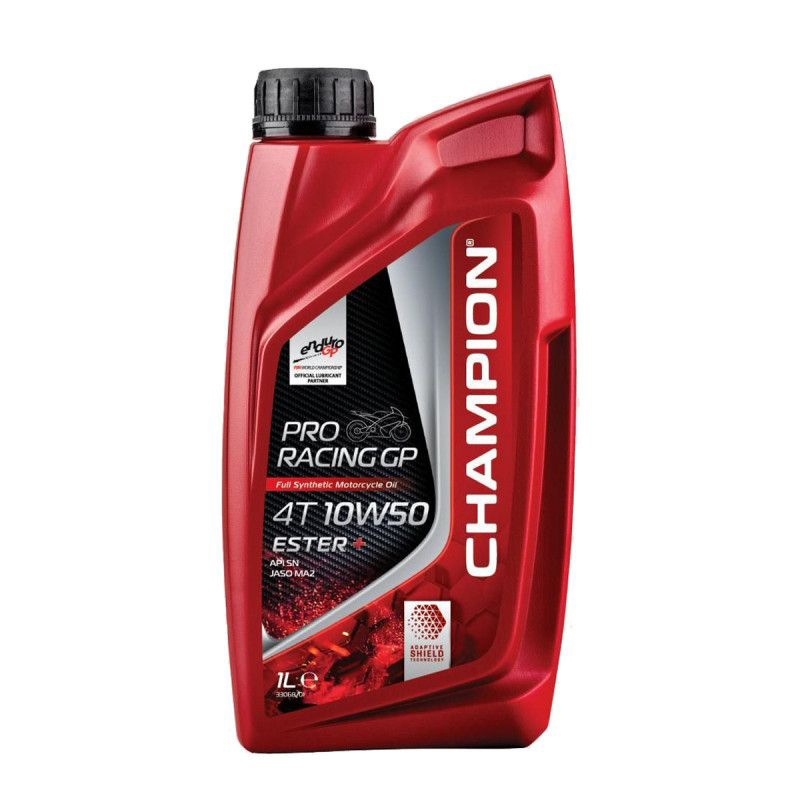 CHAMPION® Proracing GP 4T 10W-50 ESTER + huile moteur entièrement synthétique - 1 litre