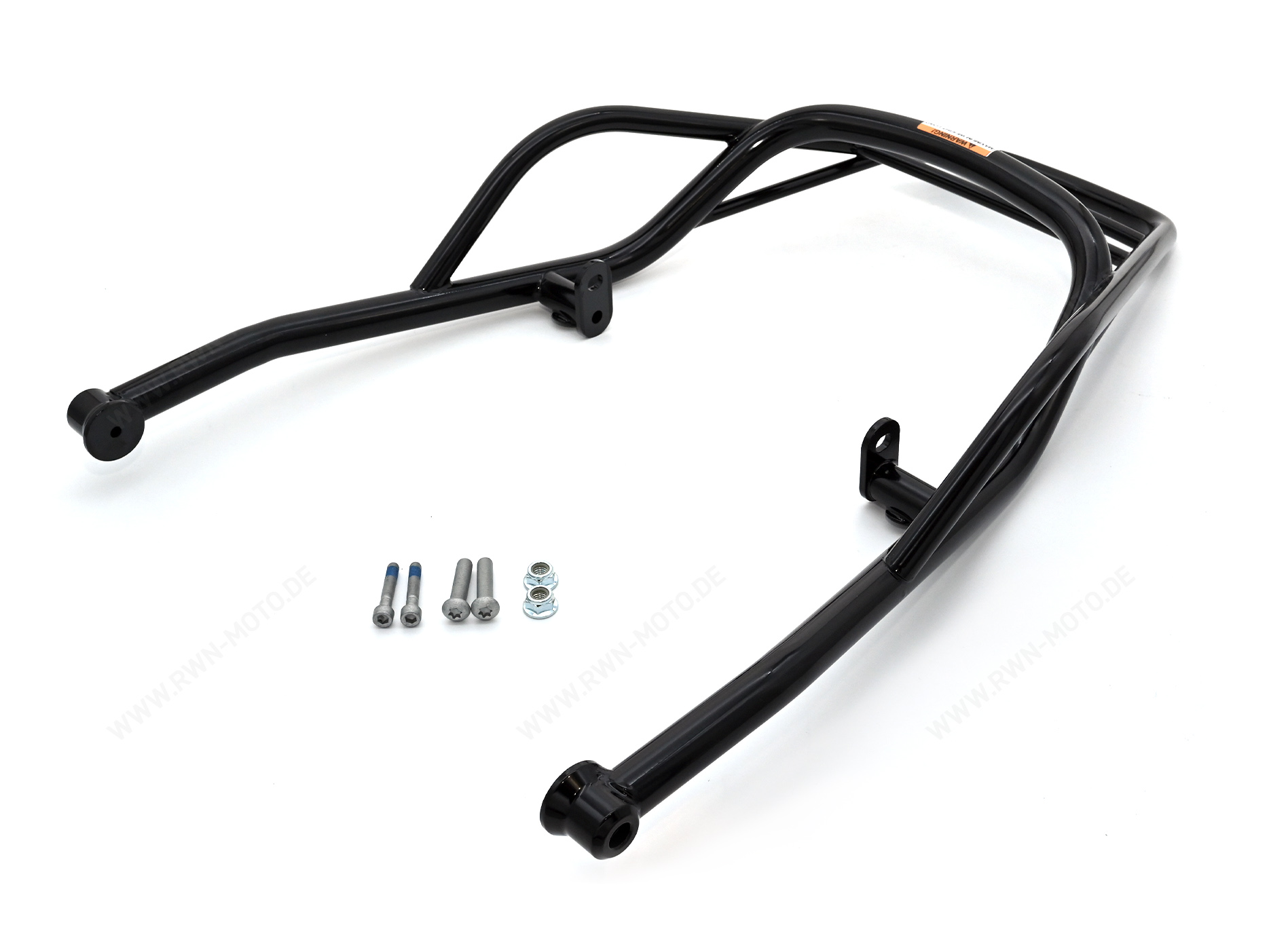 Porte-bagages arrière, noir, rigide pour Moto Guzzi V7 850 2021-