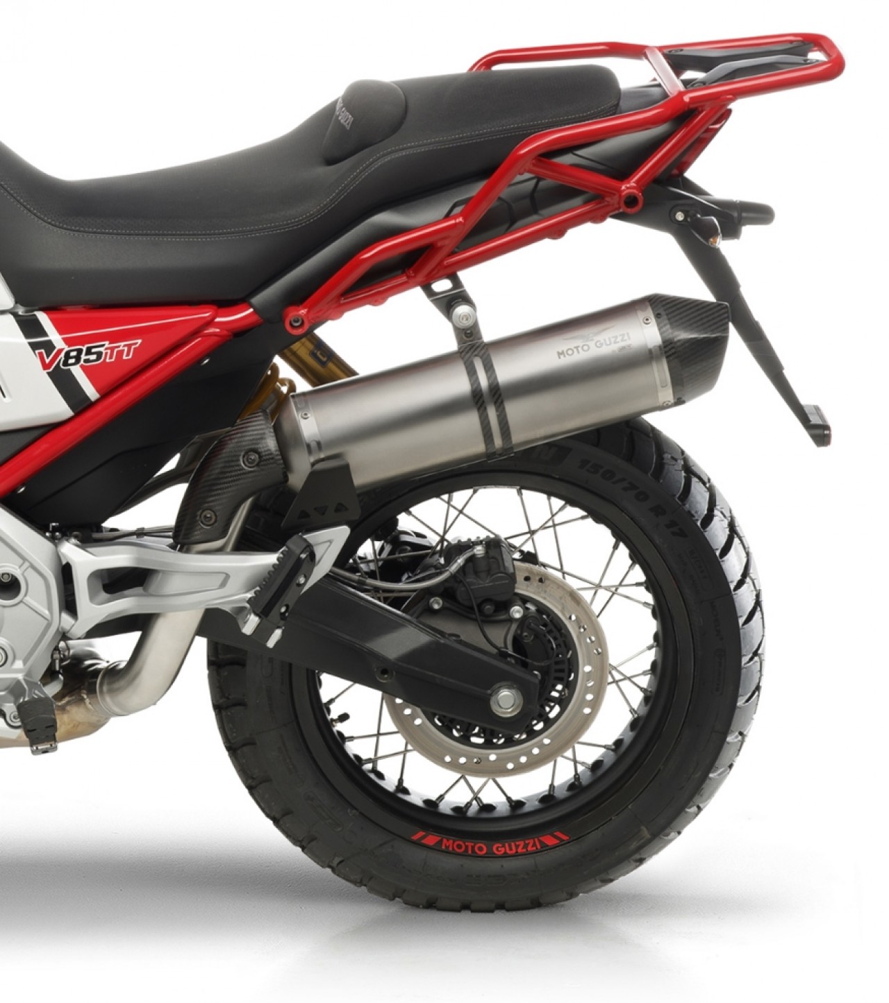Silencieux Slip-On ARROW pour Moto Guzzi V85 TT - Euro 4