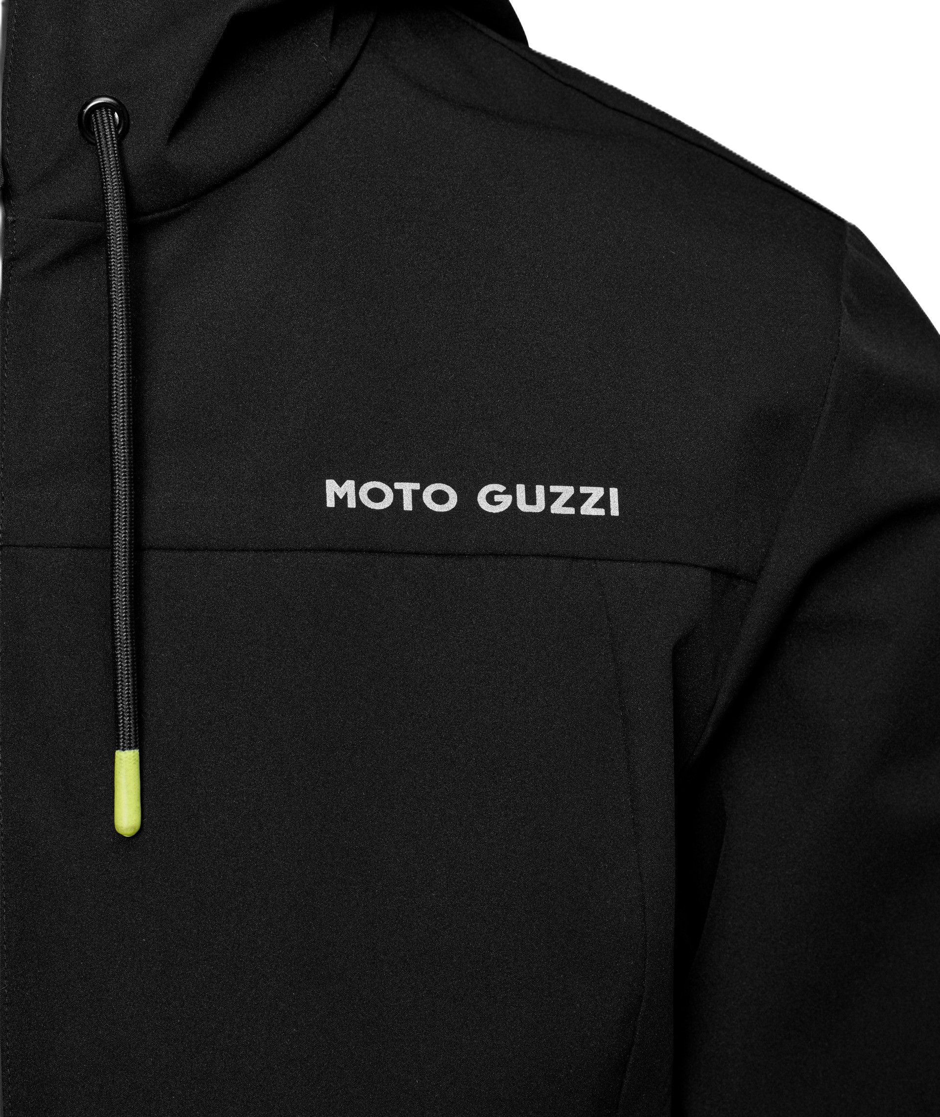 Veste de pluie unisexe Moto Guzzi noire
