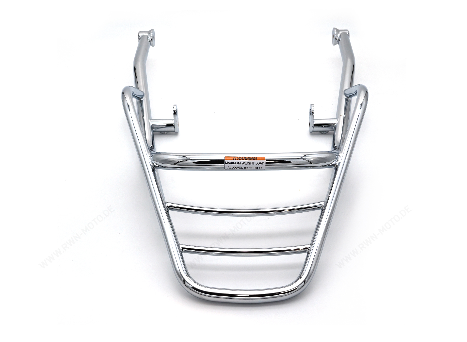 Porte-bagages arrière, chromé, fixe pour Moto Guzzi V7 850 2021-