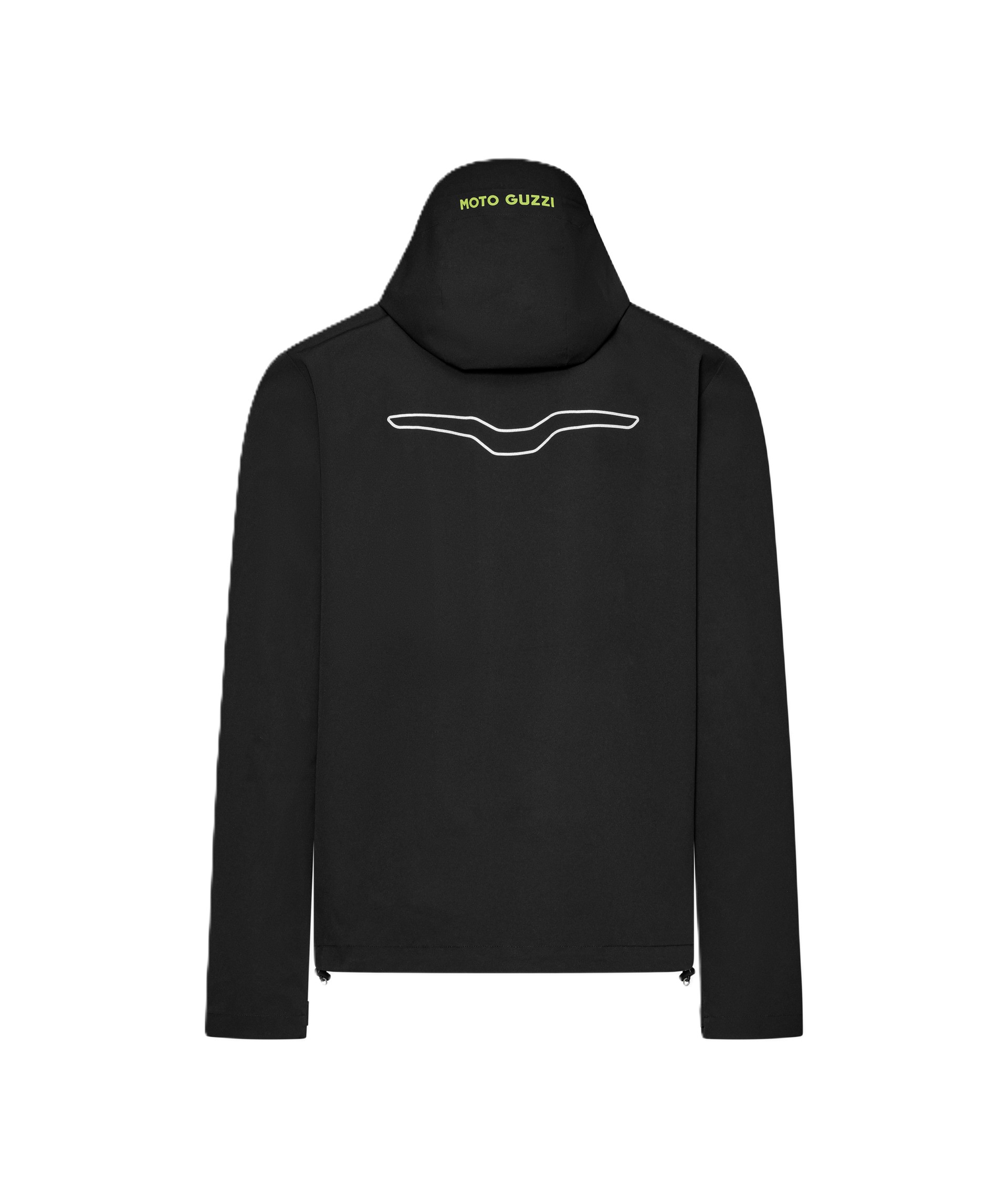 Veste de pluie unisexe Moto Guzzi noire