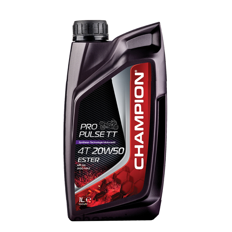 CHAMPION® Pro Pulse TT 4T 20W-50 Huile moteur à l'ester - 1 litre