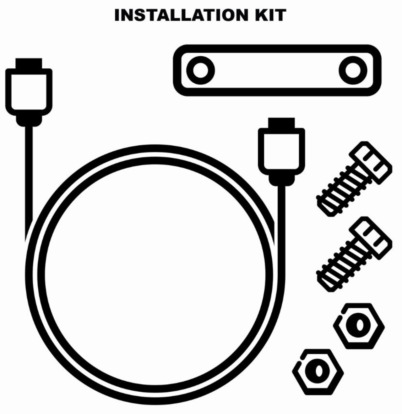 Kit d'installation de phares supplémentaires à LED pour Moto Guzzi V100 Mandello / Stelvio