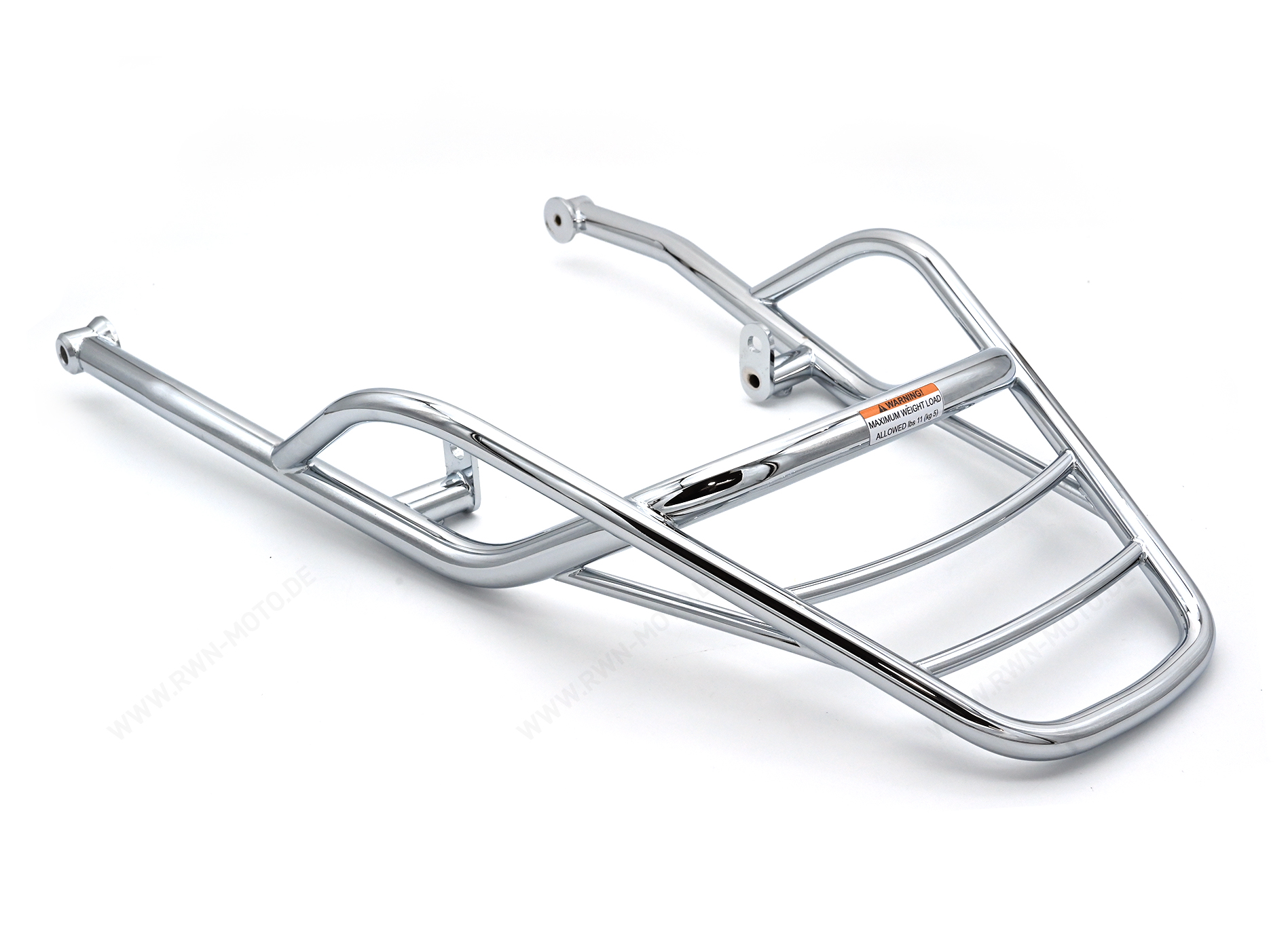 Porte-bagages arrière, chromé, fixe pour Moto Guzzi V7 850 2021-