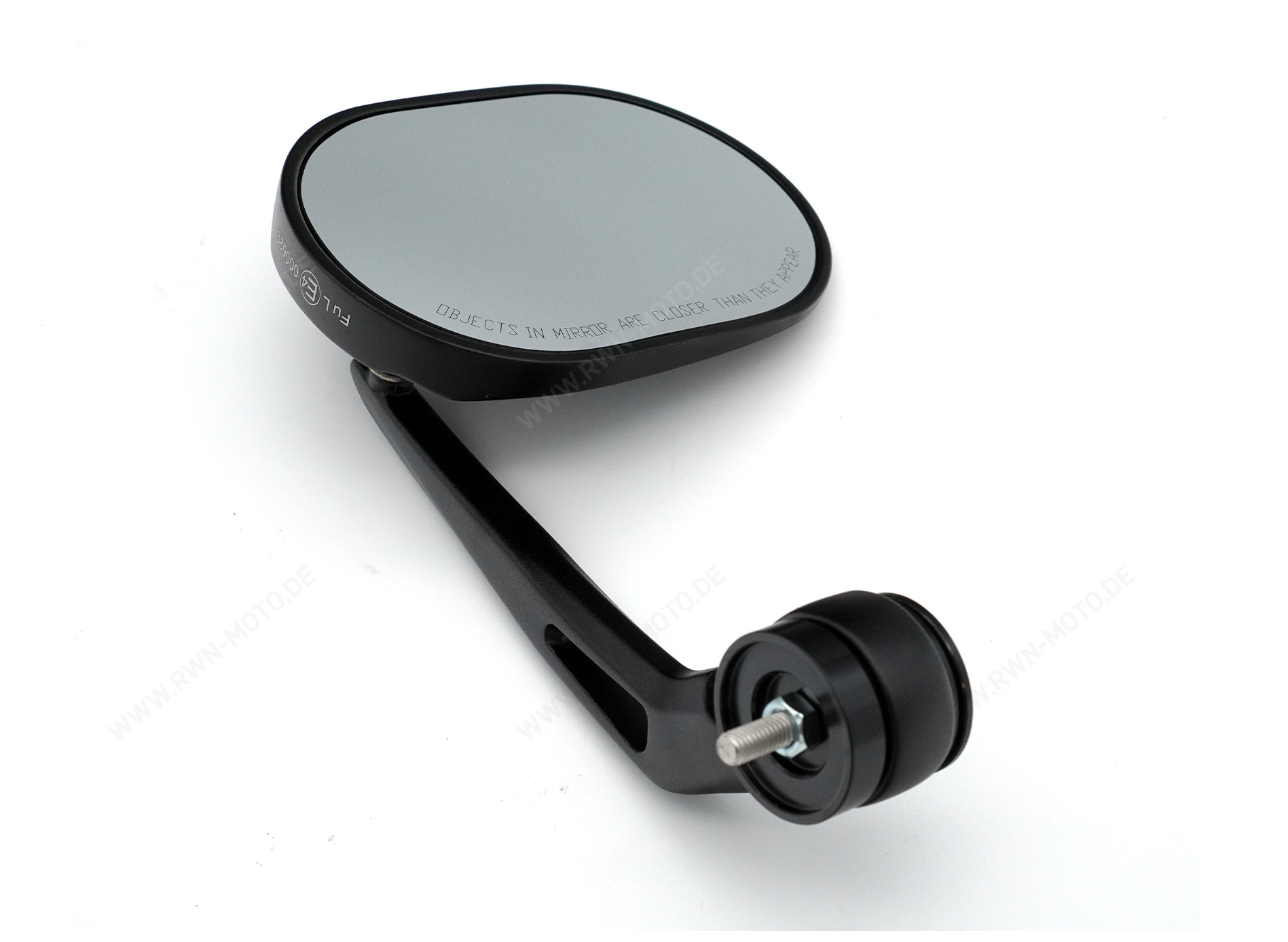 Rétroviseur final de guidon, noir pour Moto Guzzi V7 850 2021-