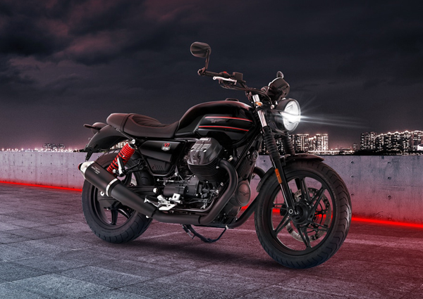 Rétroviseur final de guidon, noir pour Moto Guzzi V7 850 2021