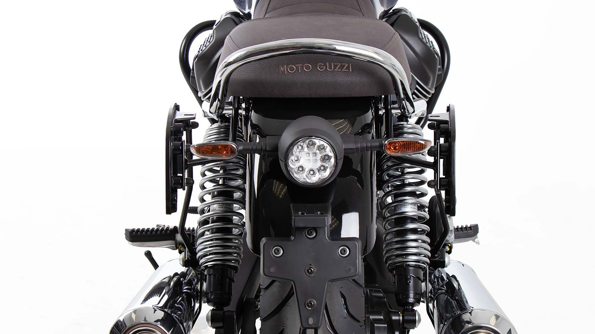 Rétroviseur final de guidon, noir pour Moto Guzzi V7 850 2021